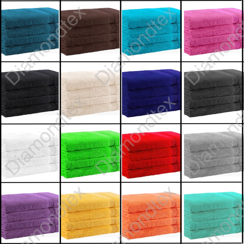 Luxury Jumbo Large Bath Sheets, 80x140cm, 100% Cotton, 500GSM