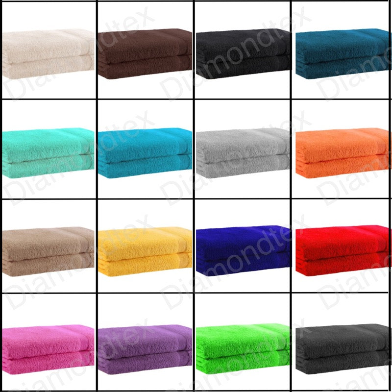 500GSM Extra Large Jumbo Size Bath Sheets, 90x150cm, 100% Egyptian Cotton, Soft and Absorbent Towels