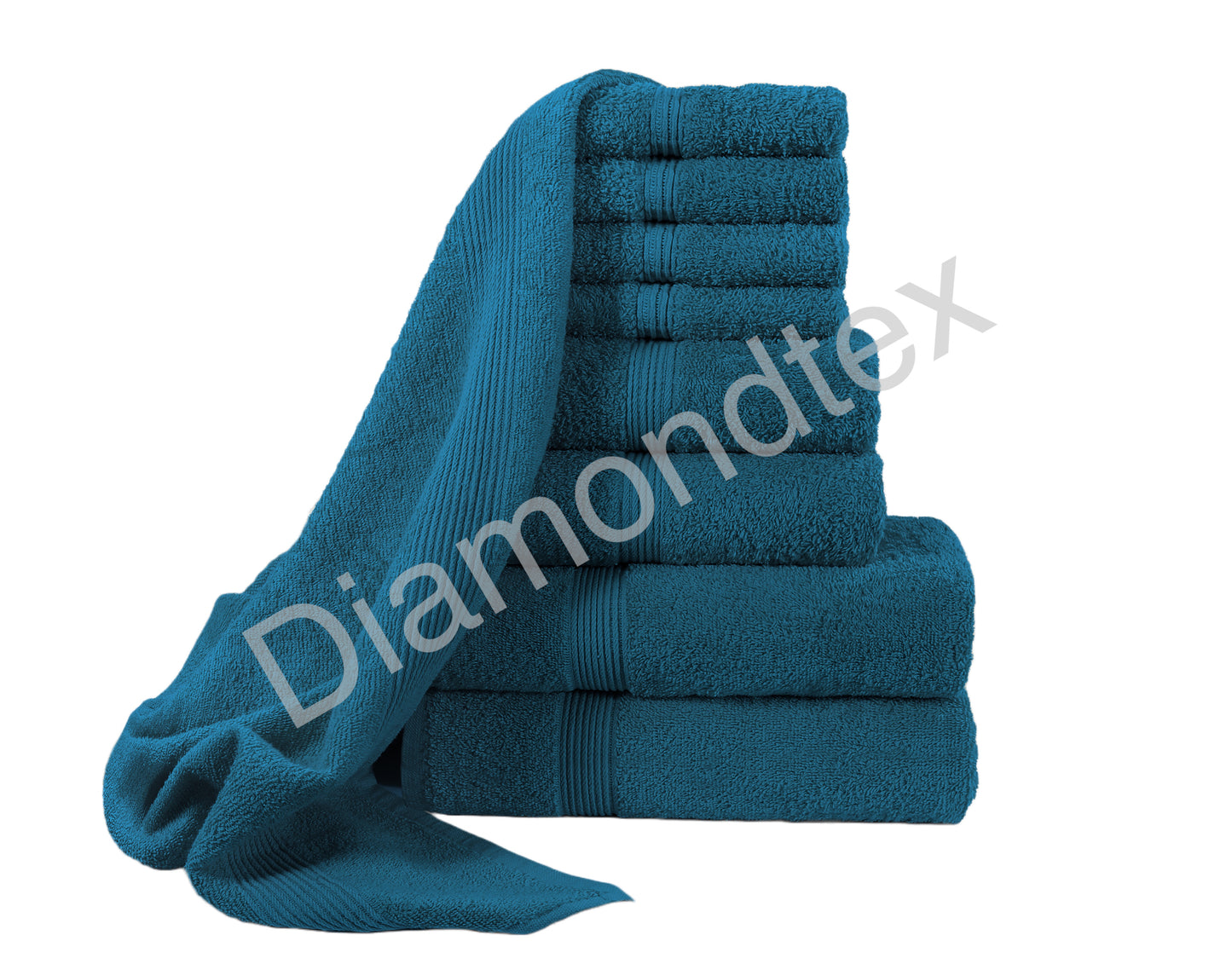 8 Piece Luxury Towel Bale Set – 500gsm 100% Cotton Towels | Bath, Hand & Face