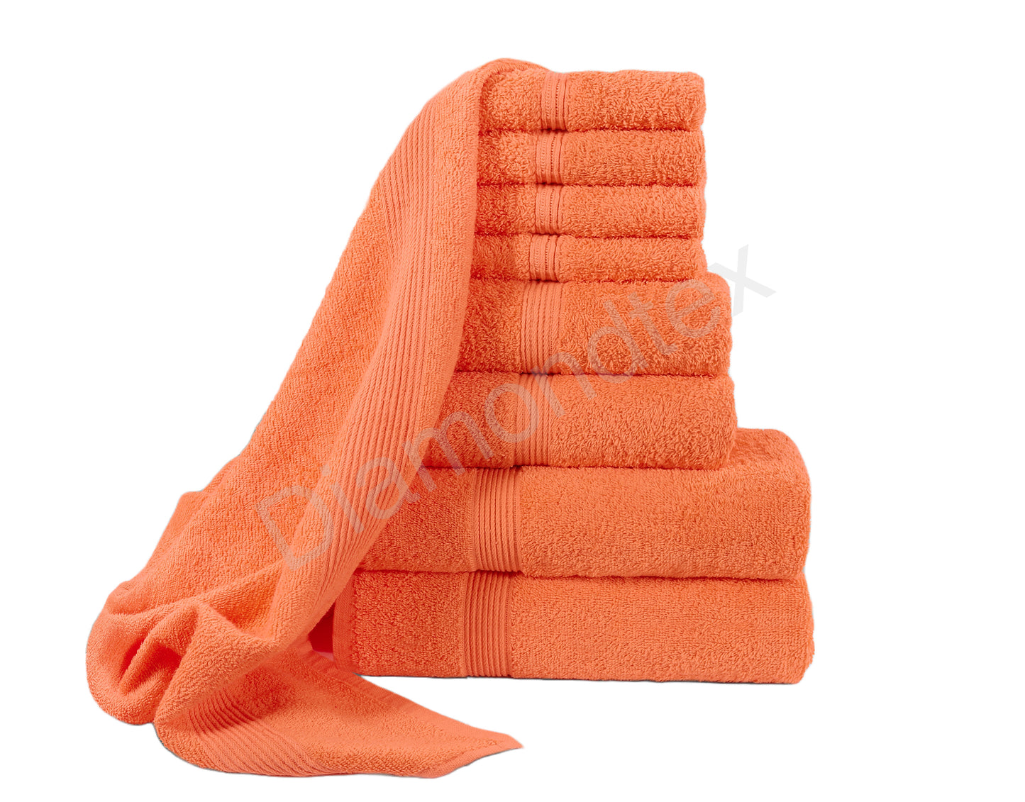 8 Piece Luxury Towel Bale Set – 500gsm 100% Cotton Towels | Bath, Hand & Face