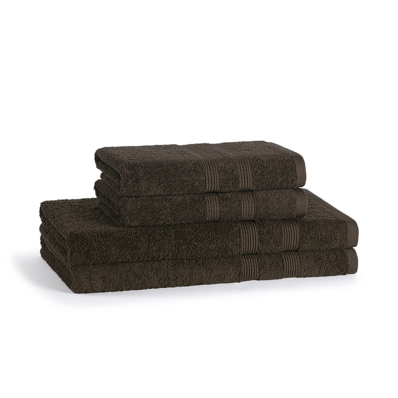 500 GSM Bale set of 4 Chocolate Brown