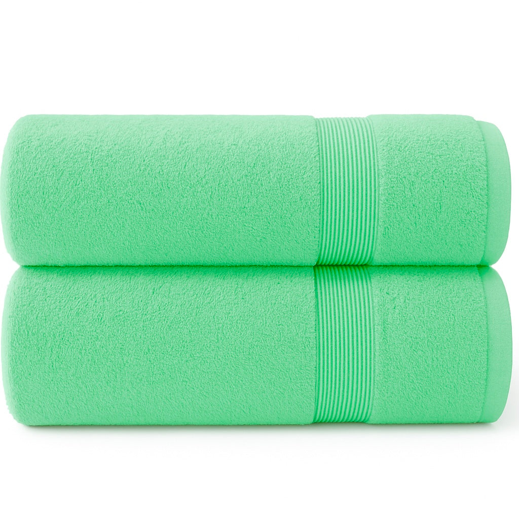 Luxury Super Extra Large Jumbo Bath Sheets 100x200cm – 550 GSM Cotton Towels, Super Soft & Highly Absorbent