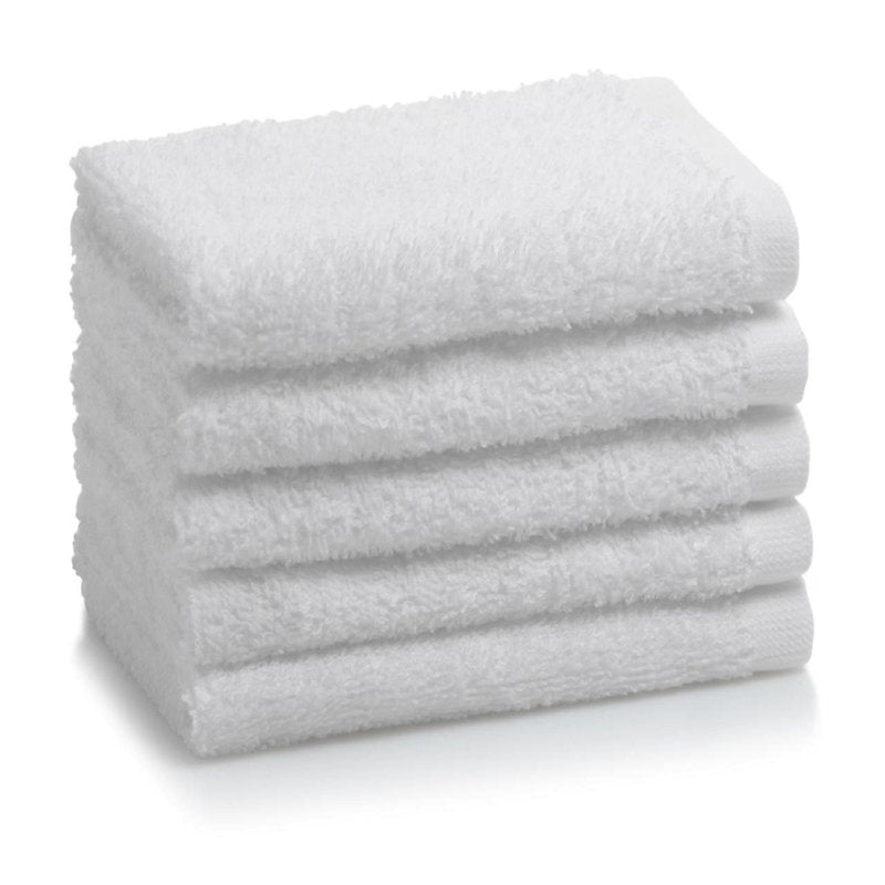 500 GSM Hotel Face Cloths White