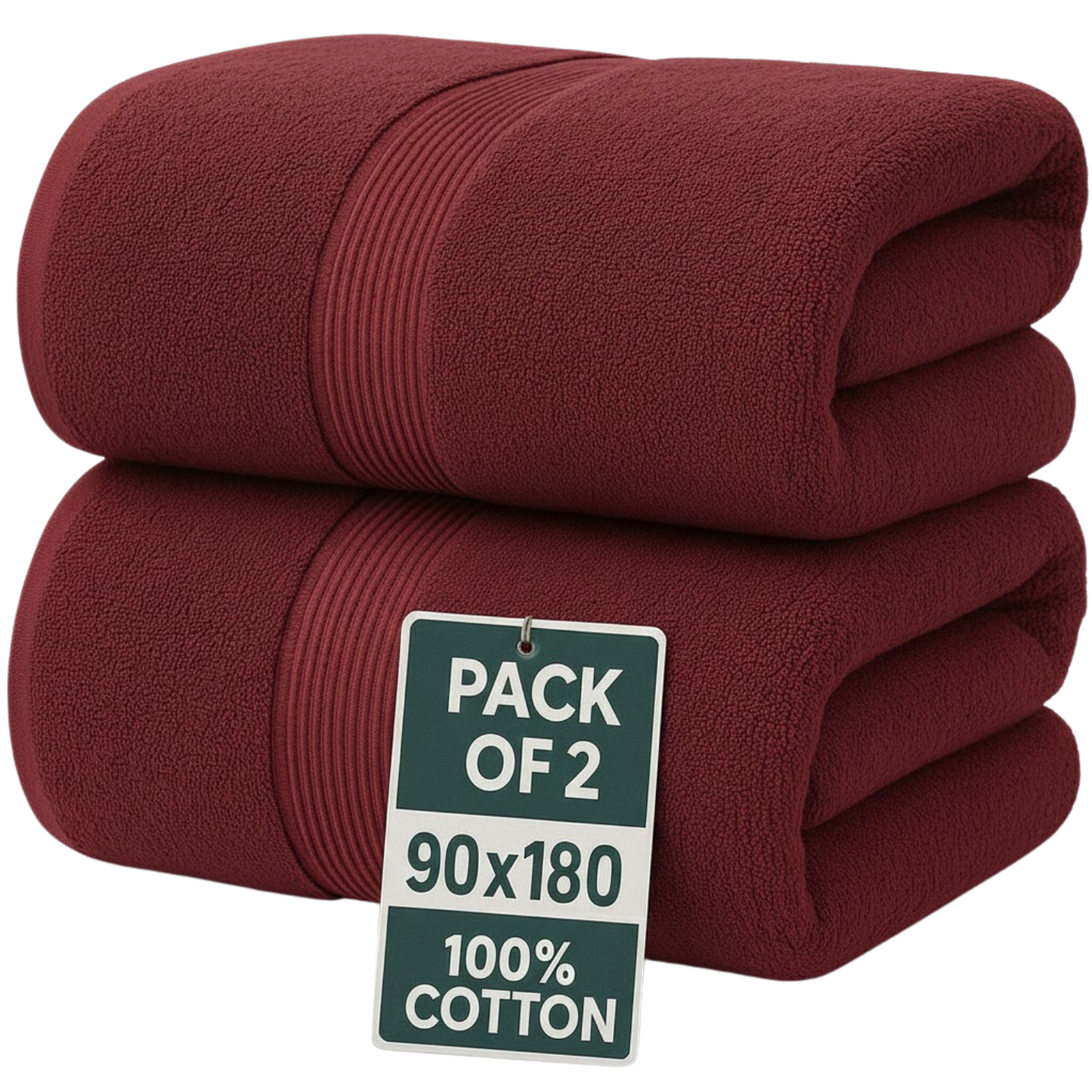 600 GSM Extra Large Jumbo Bath Sheets – 100% Cotton, Super Soft & Absorbent Towels (90x180cm)