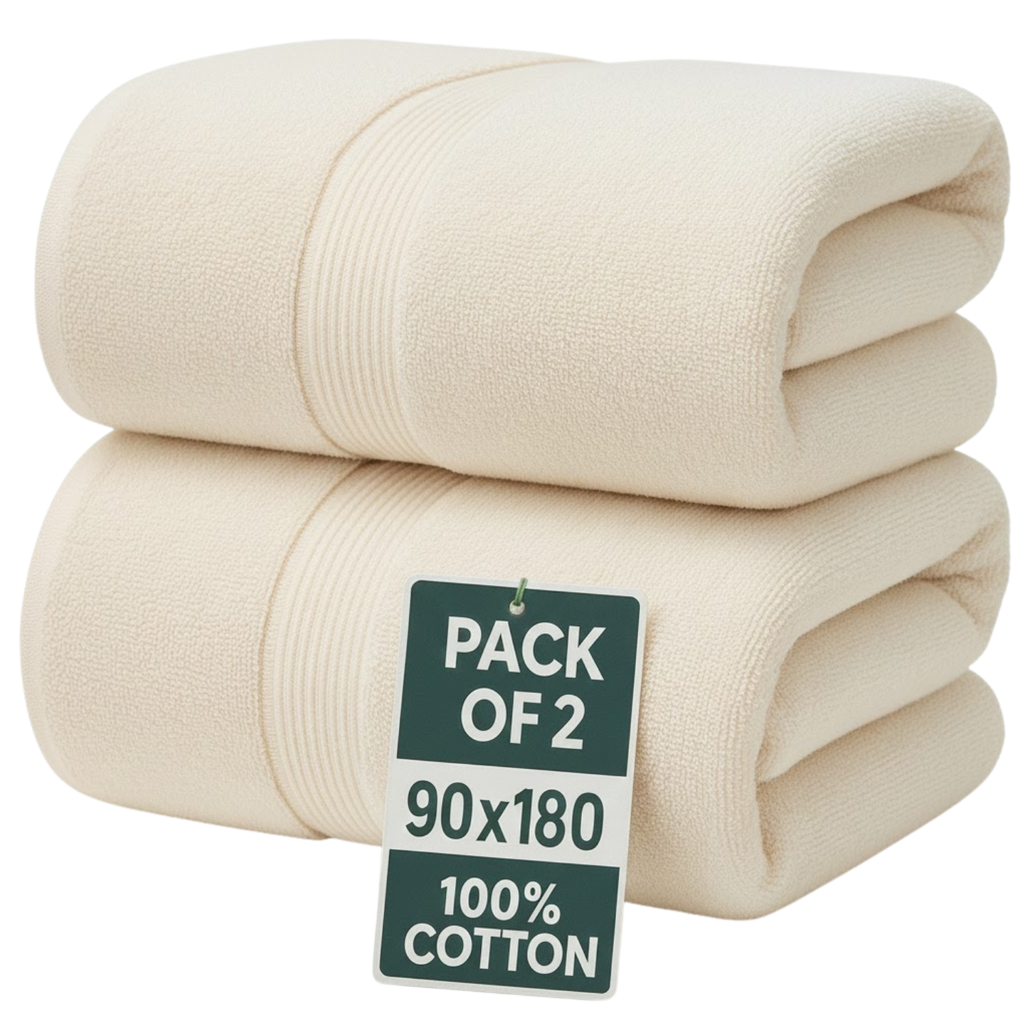 600 GSM Extra Large Jumbo Bath Sheets – 100% Cotton, Super Soft & Absorbent Towels (90x180cm)