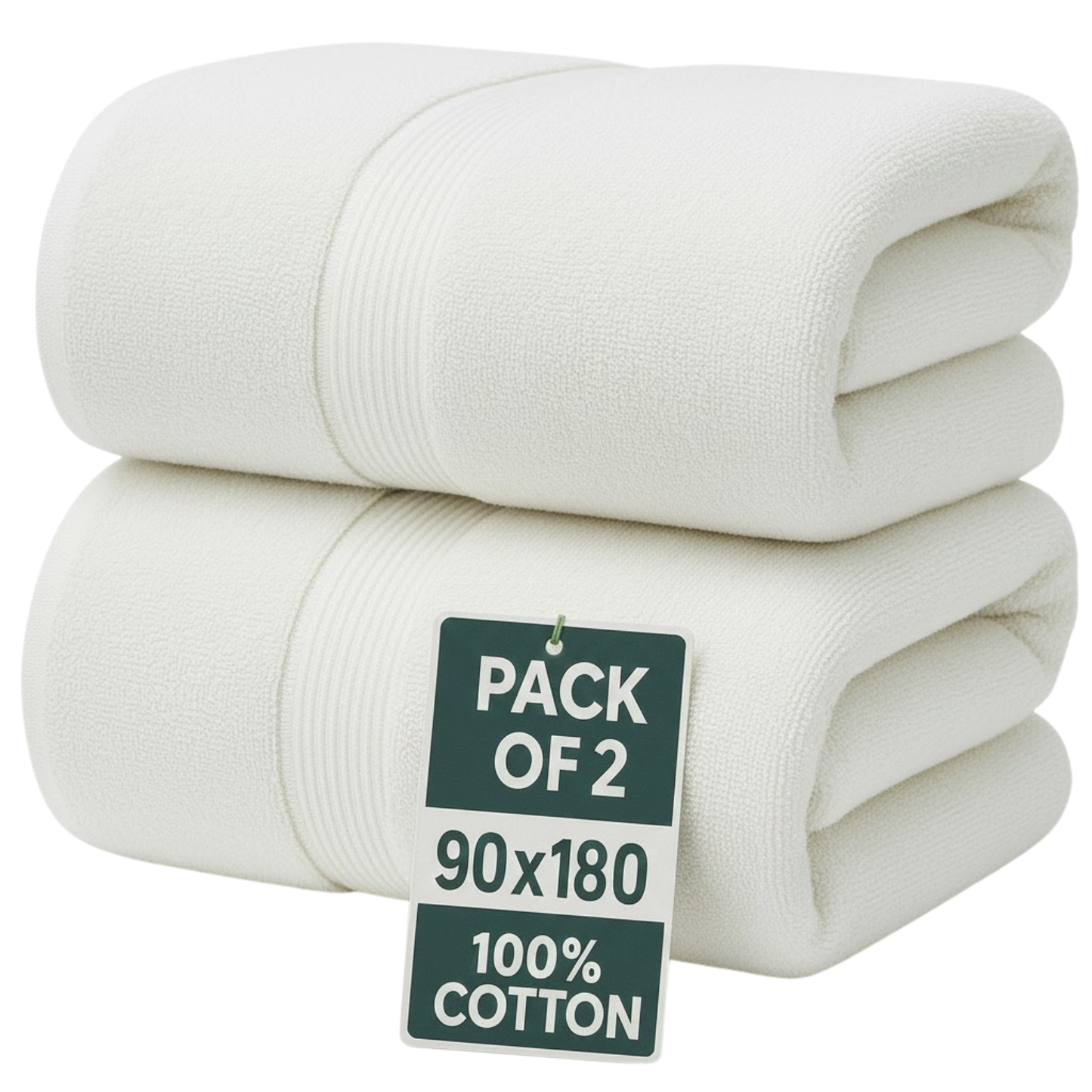 600 GSM Extra Large Jumbo Bath Sheets – 100% Cotton, Super Soft & Absorbent Towels (90x180cm)