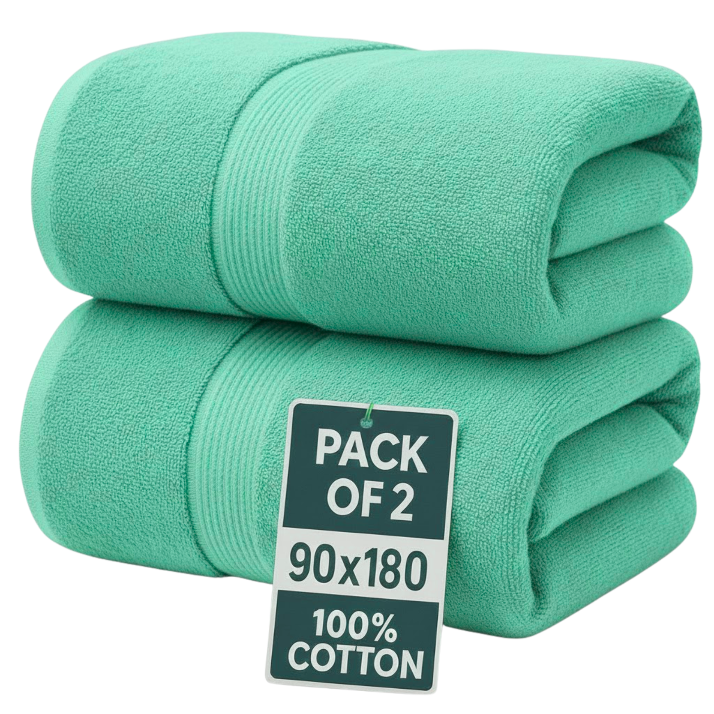 600 GSM Extra Large Jumbo Bath Sheets – 100% Cotton, Super Soft & Absorbent Towels (90x180cm)