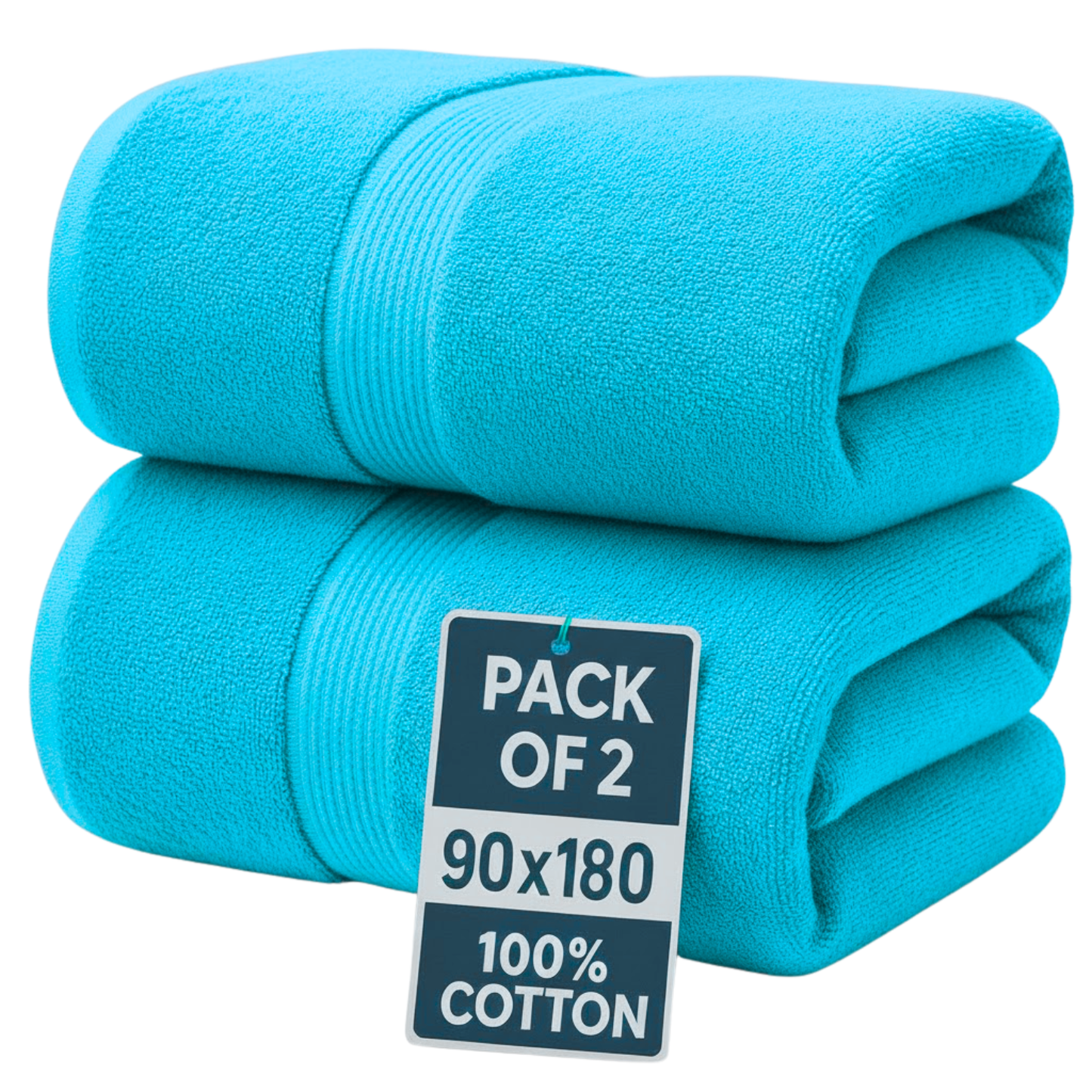 600 GSM Extra Large Jumbo Bath Sheets – 100% Cotton, Super Soft & Absorbent Towels (90x180cm)