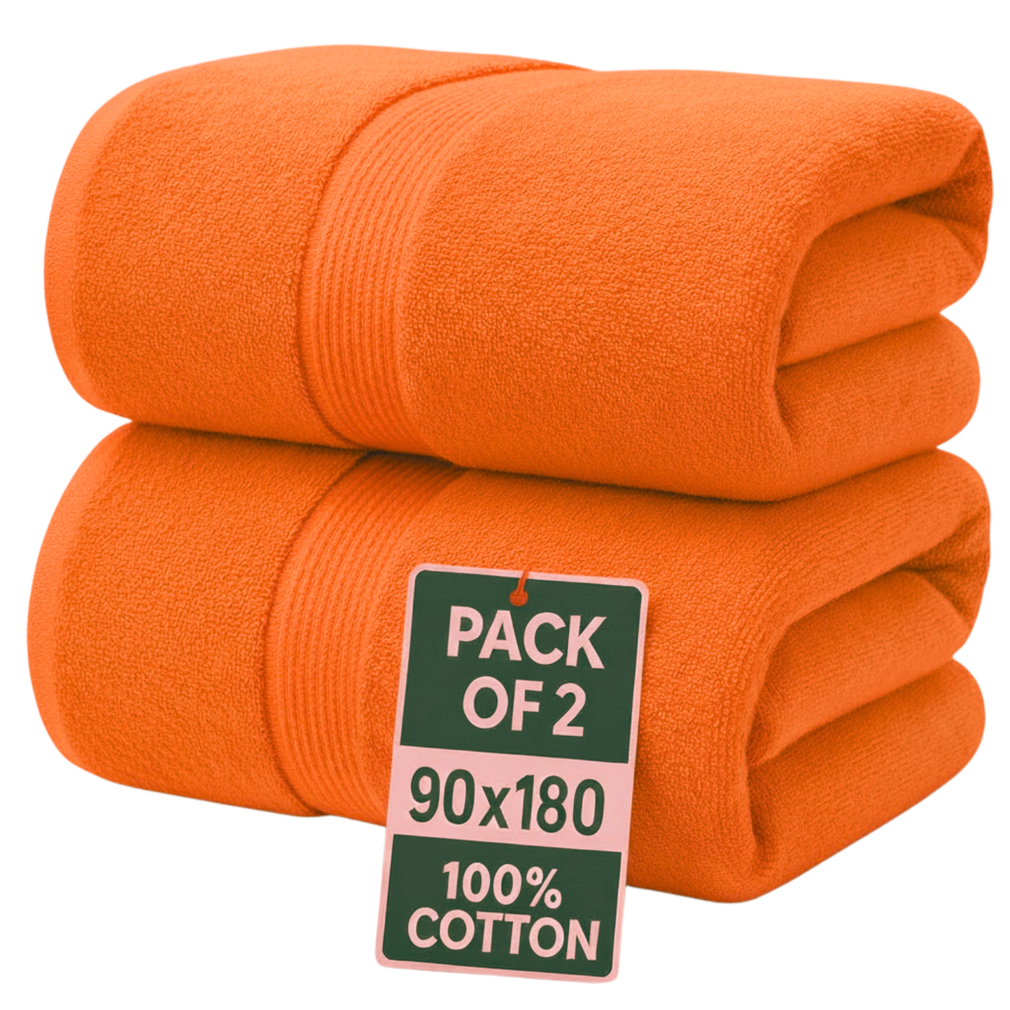 600 GSM Extra Large Jumbo Bath Sheets – 100% Cotton, Super Soft & Absorbent Towels (90x180cm)