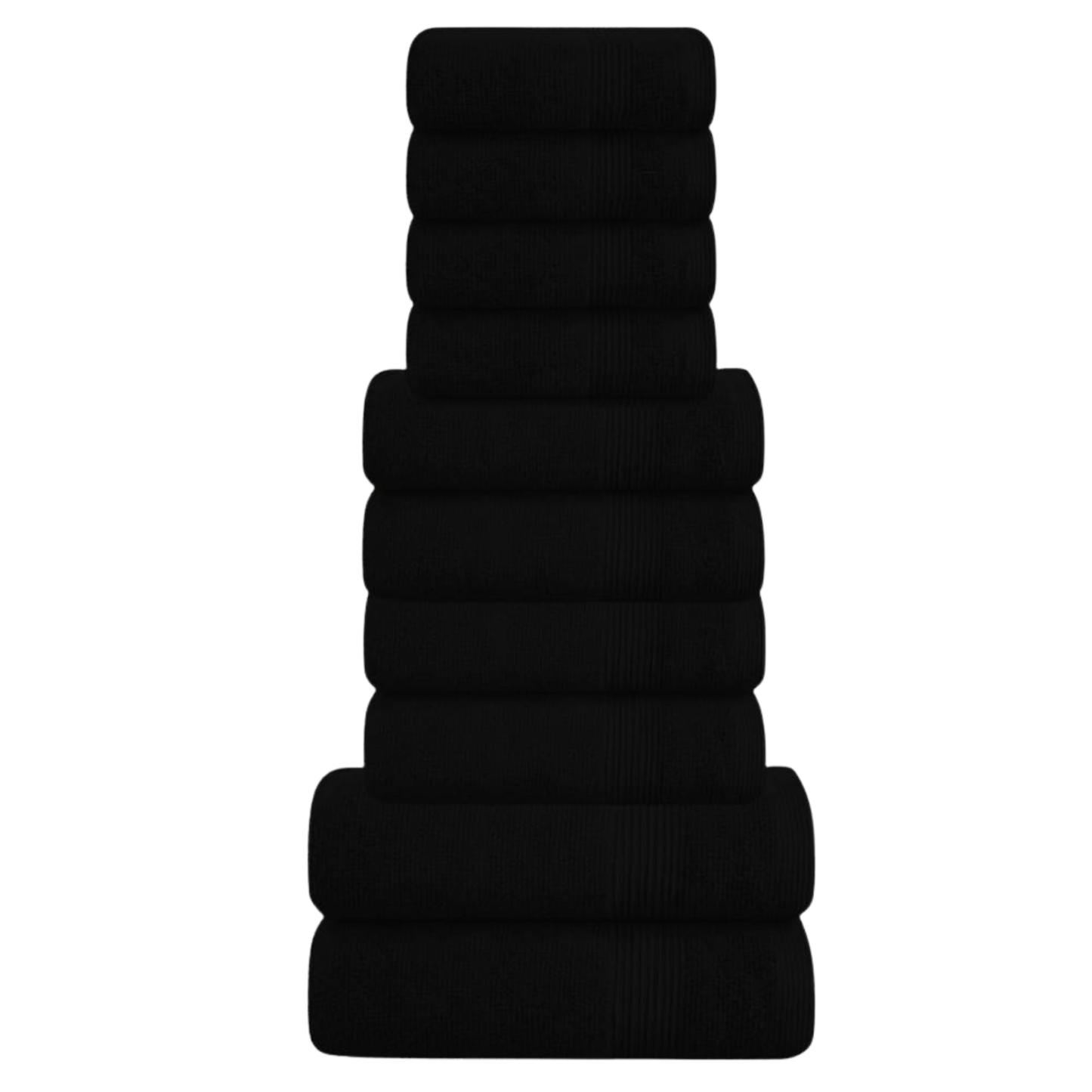 Bale Set Of 10, 500 GSM, 4 Face Cloths, 2 Hand Towels, 2 Bath Towels, 2 Bath Sheets, 100% Cotton