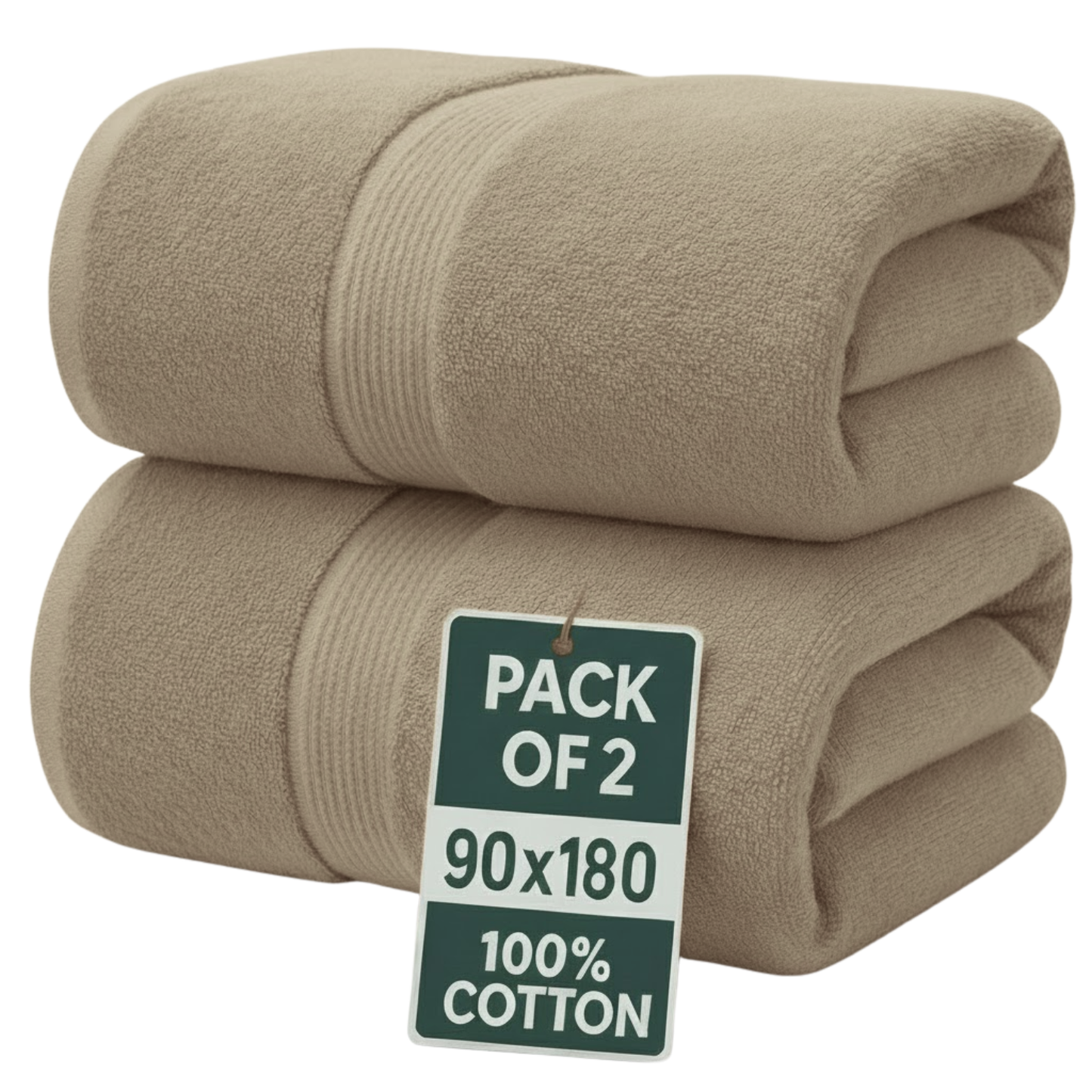 600 GSM Extra Large Jumbo Bath Sheets – 100% Cotton, Super Soft & Absorbent Towels (90x180cm)
