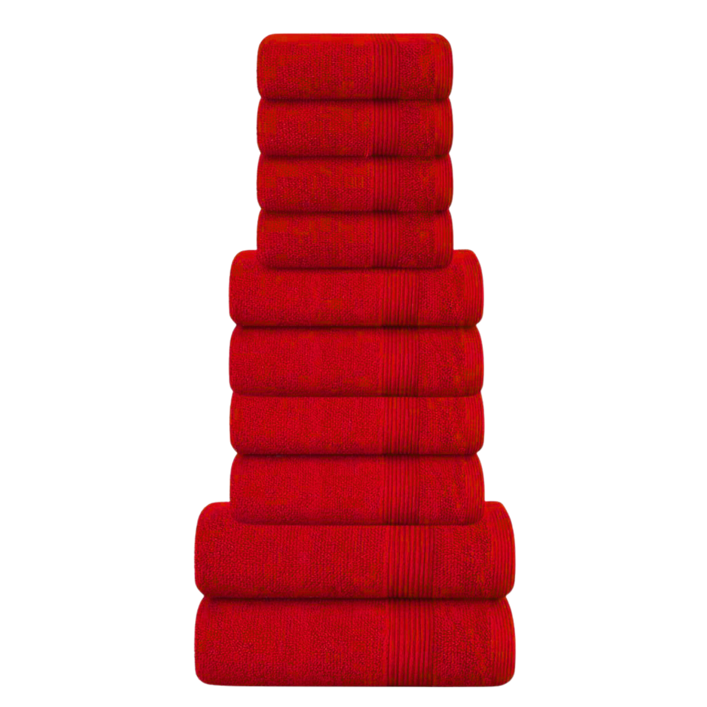 Bale Set Of 10, 500 GSM, 4 Face Cloths, 2 Hand Towels, 2 Bath Towels, 2 Bath Sheets, 100% Cotton
