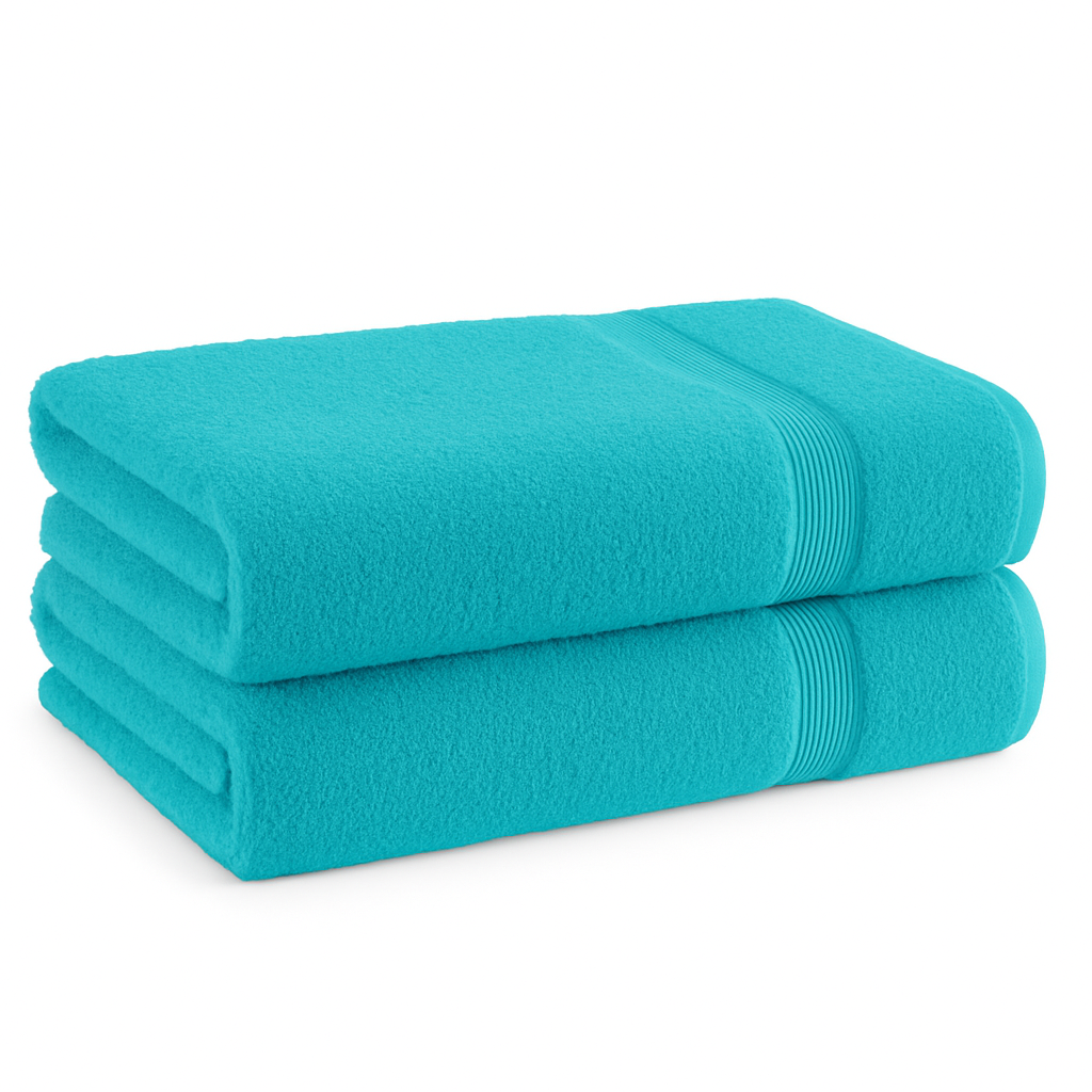 500 GSM Jumbo Large Bath Sheets – 100% Cotton, Soft & Absorbent Towels (90x150cm)