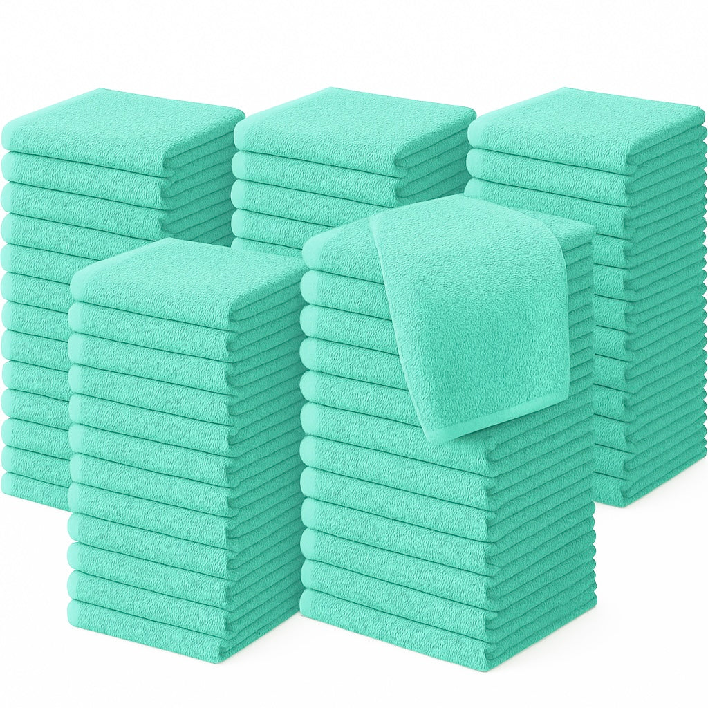 500 GSM Face Towels 30x30cm – 100% Cotton, Super Soft & Absorbent