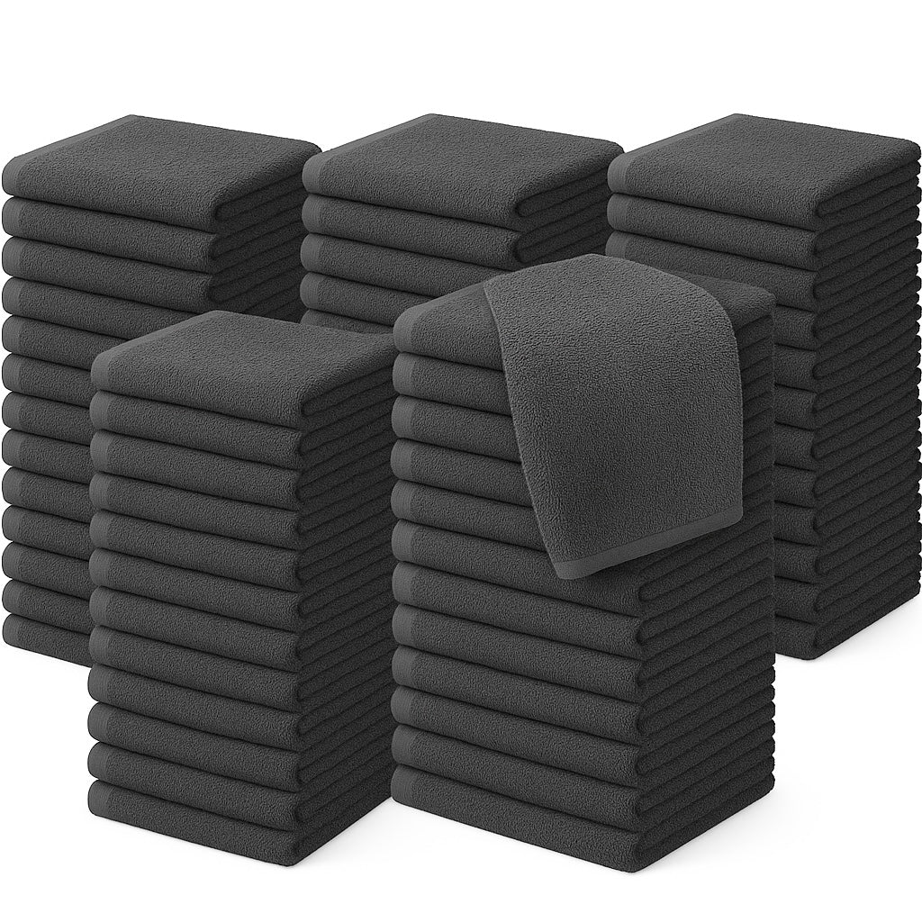 500 GSM Face Towels 30x30cm – 100% Cotton, Super Soft & Absorbent