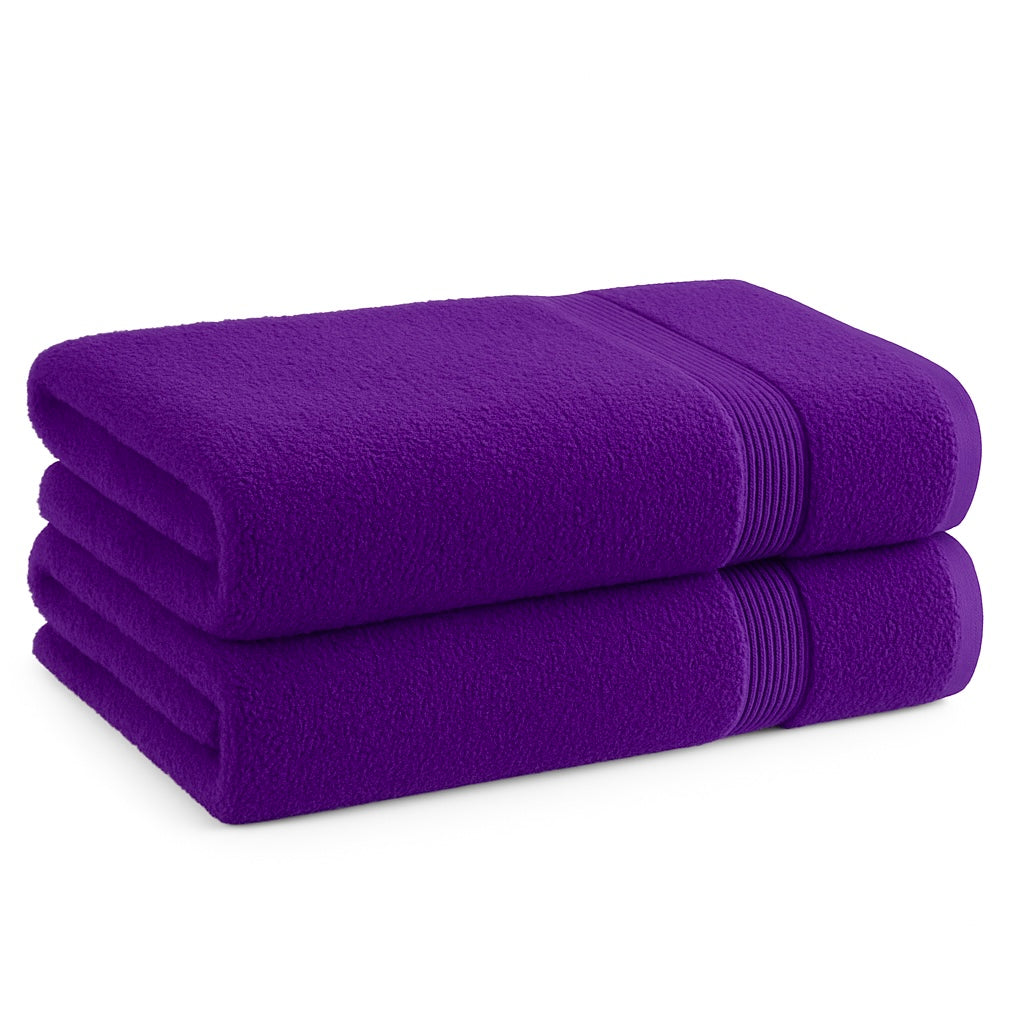 500 GSM Jumbo Large Bath Sheets – 100% Cotton, Soft & Absorbent Towels (90x150cm)
