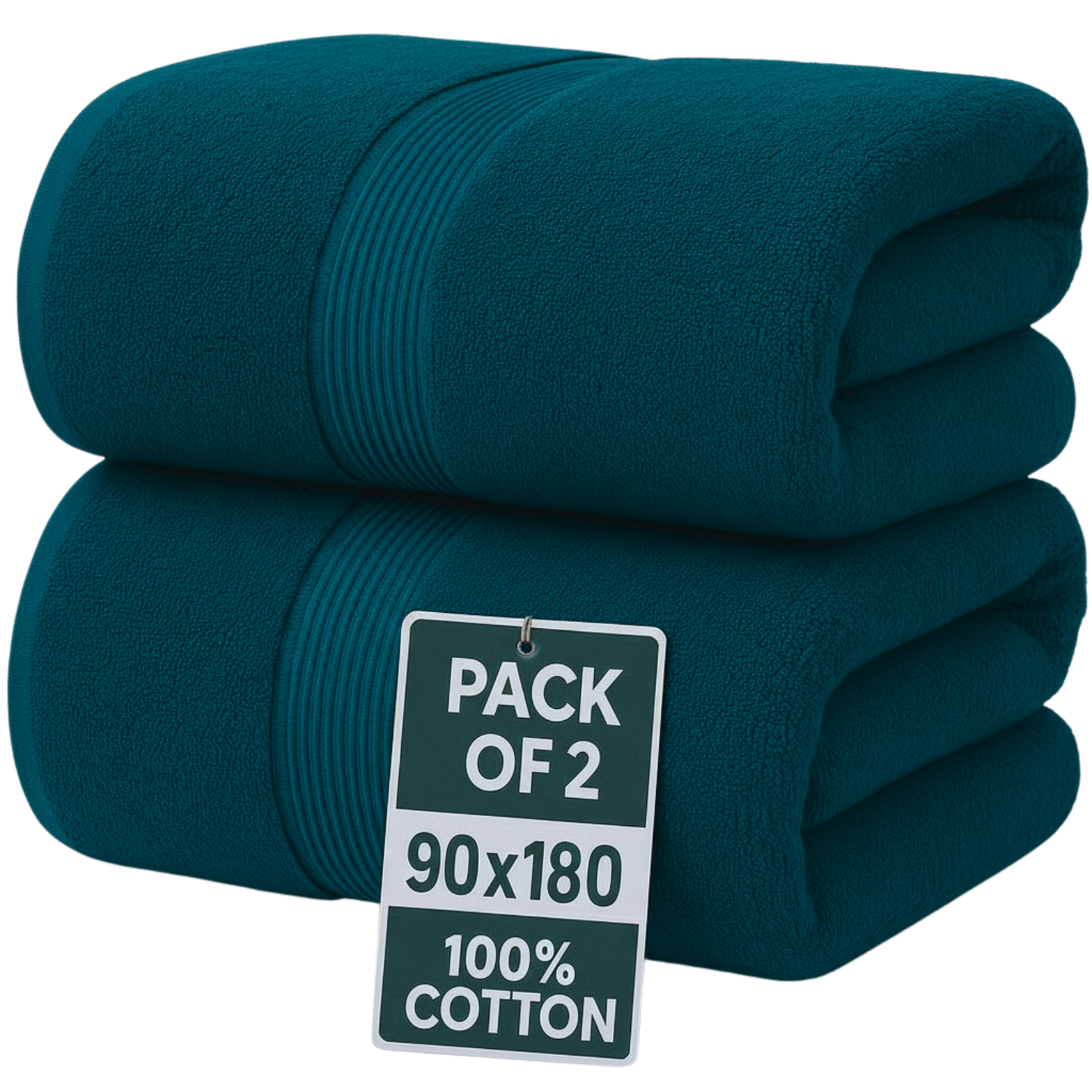 600 GSM Extra Large Jumbo Bath Sheets – 100% Cotton, Super Soft & Absorbent Towels (90x180cm)
