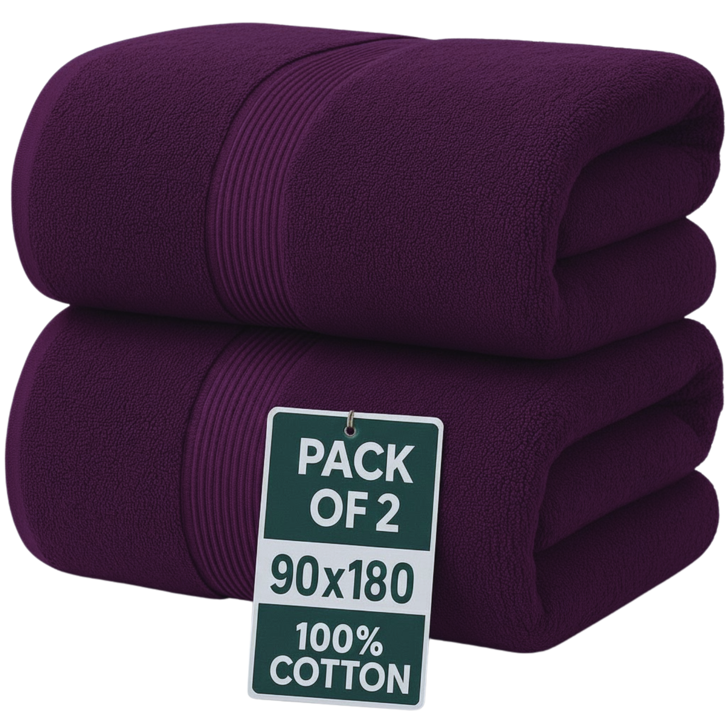 600 GSM Extra Large Jumbo Bath Sheets – 100% Cotton, Super Soft & Absorbent Towels (90x180cm)