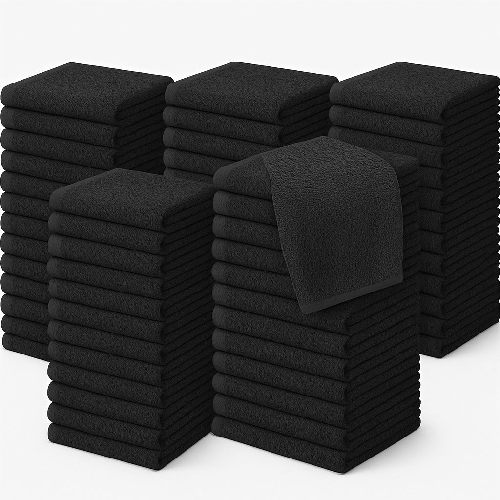 500 GSM Face Towels 30x30cm – 100% Cotton, Super Soft & Absorbent