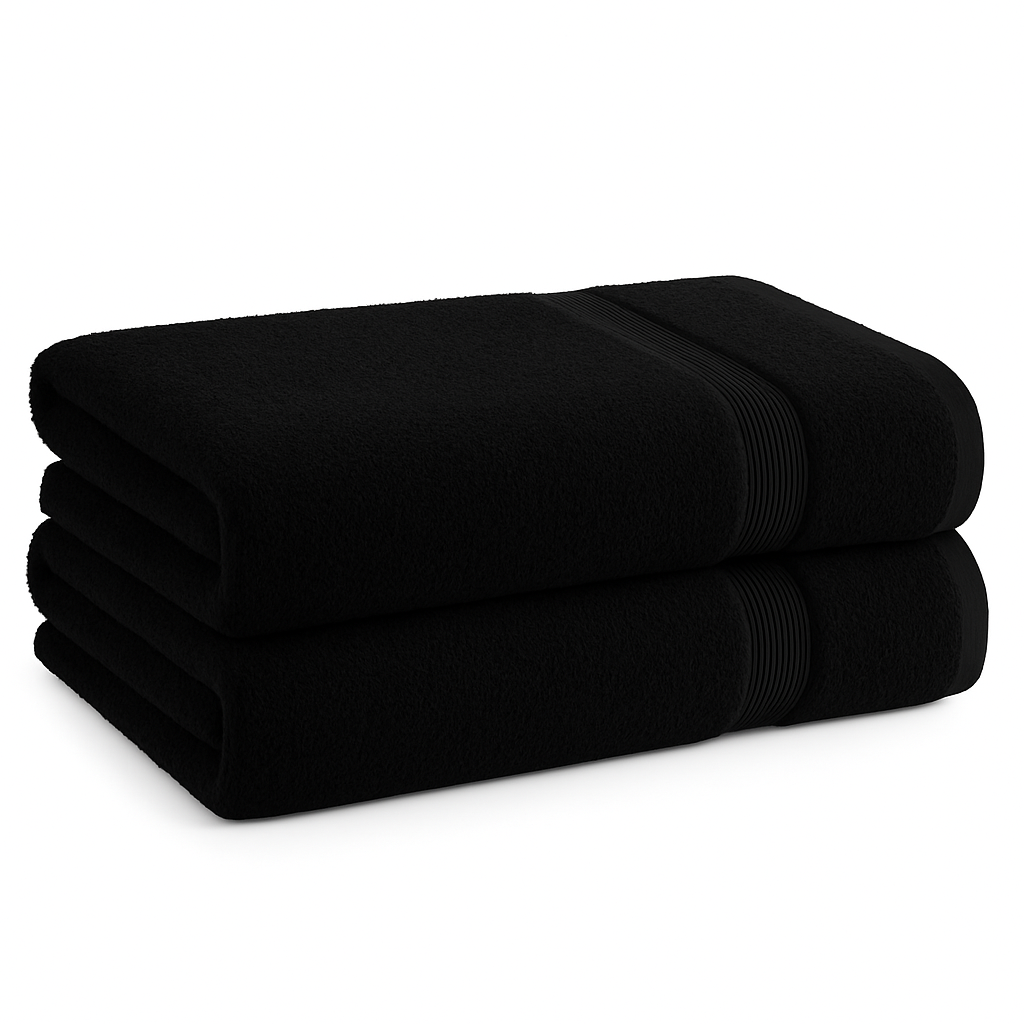 500 GSM Jumbo Large Bath Sheets – 100% Cotton, Soft & Absorbent Towels (90x150cm)