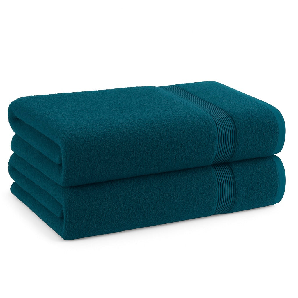 500 GSM Jumbo Large Bath Sheets – 100% Cotton, Soft & Absorbent Towels (90x150cm)