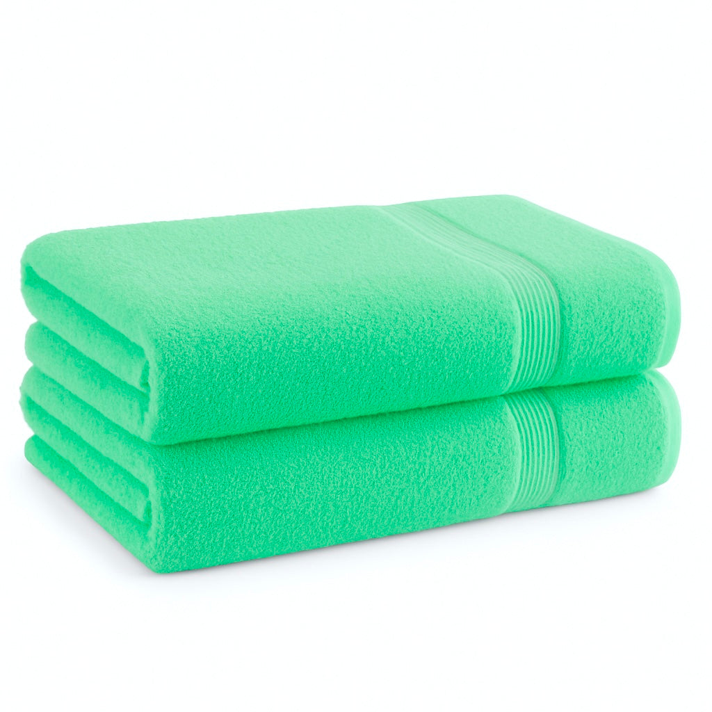 500 GSM Jumbo Large Bath Sheets – 100% Cotton, Soft & Absorbent Towels (90x150cm)