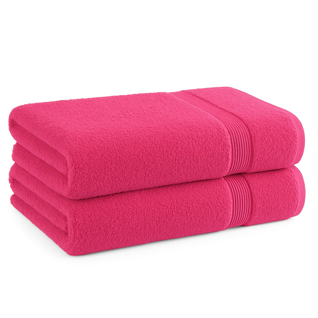 500 GSM Jumbo Large Bath Sheets – 100% Cotton, Soft & Absorbent Towels (90x150cm)