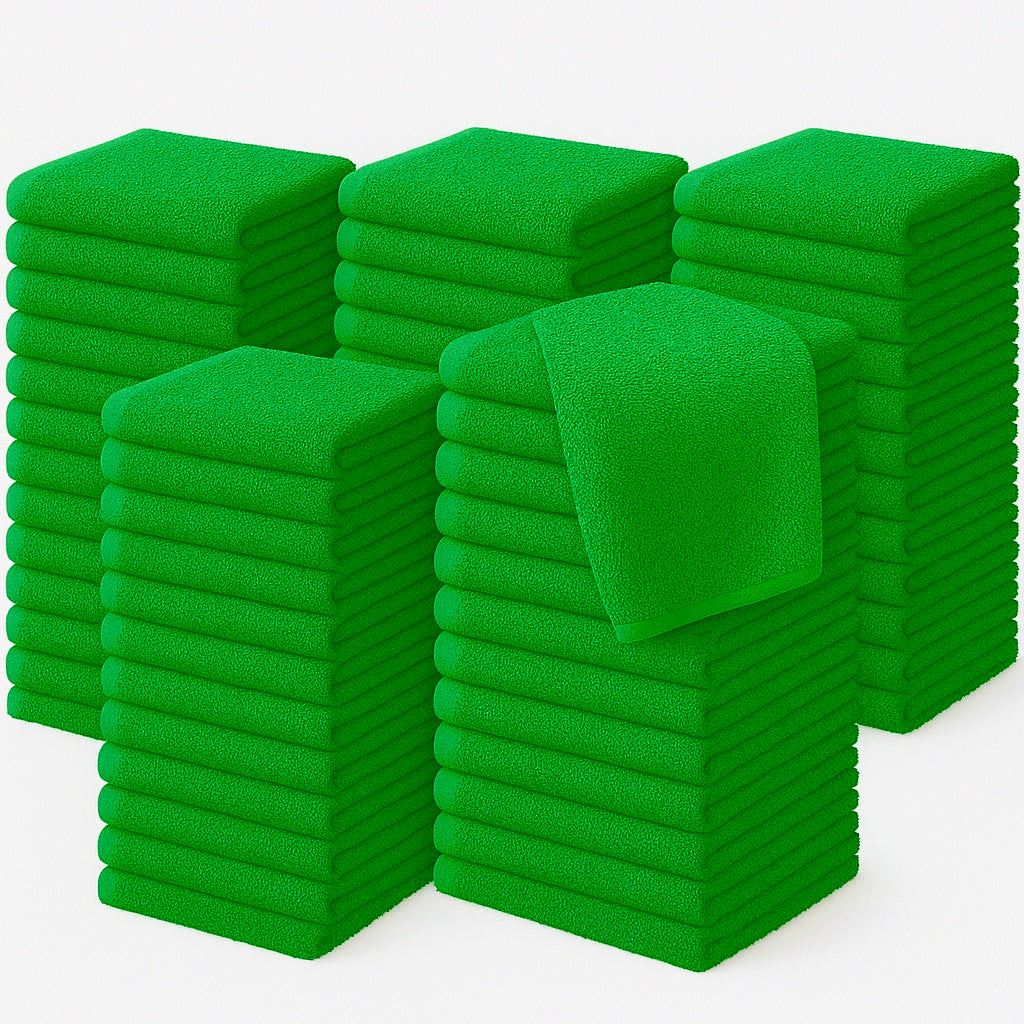 500 GSM Face Towels 30x30cm – 100% Cotton, Super Soft & Absorbent