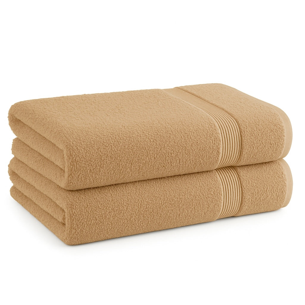 500 GSM Jumbo Large Bath Sheets – 100% Cotton, Soft & Absorbent Towels (90x150cm)