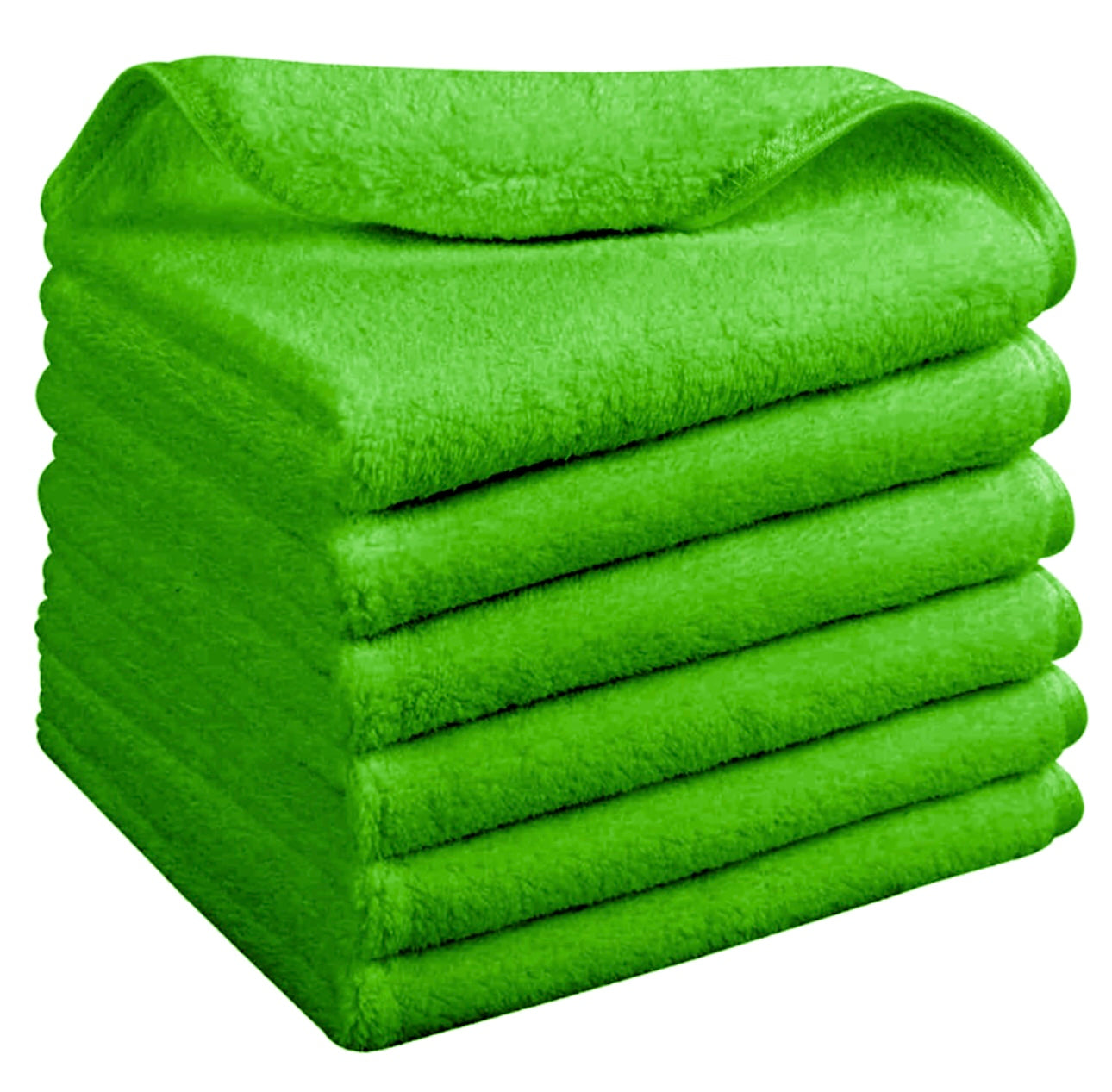 Lime Green Face Cloths 500GSM