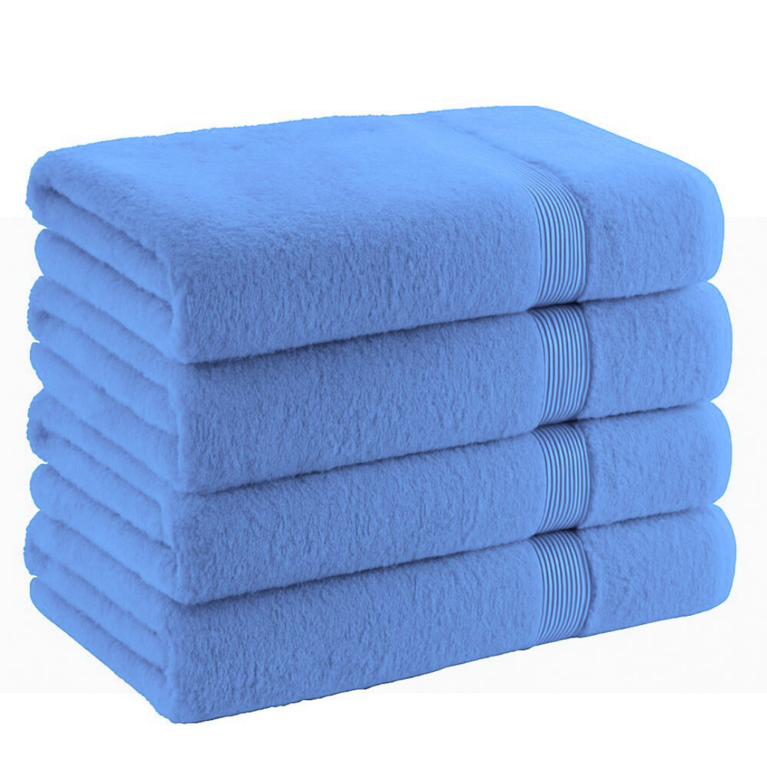Large Bath Sheets 80x140cm – 100% Cotton, 500 GSM Soft & Absorbent Towels