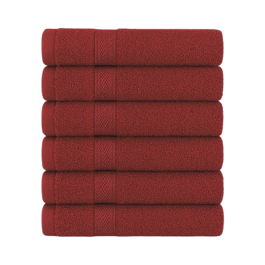 Super Soft Hand Towels 50x80cm – 100% Cotton, 500 GSM Absorbent Towels