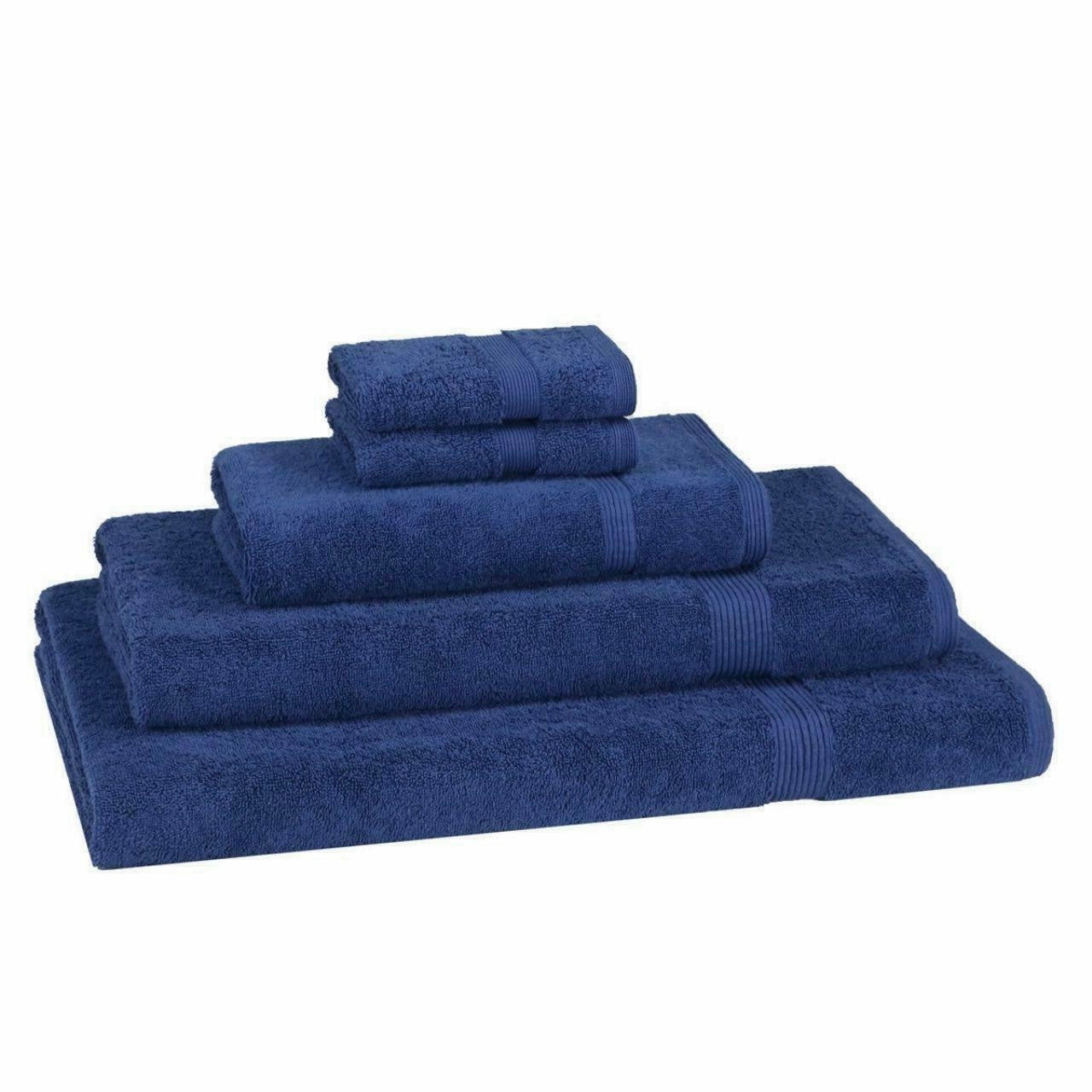 600 GSM Bale Set of 4 Navy Blue